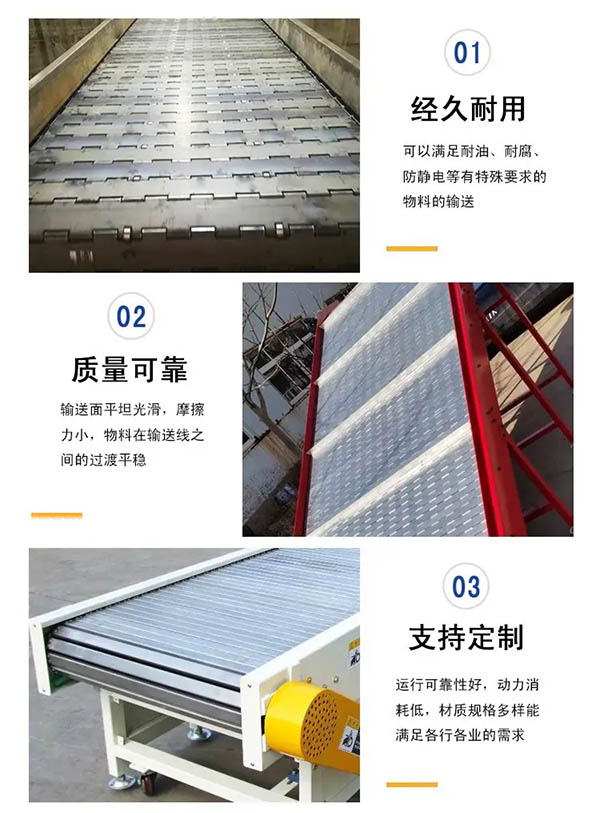 皮帶鏈板輸送機結(jié)構(gòu)特點